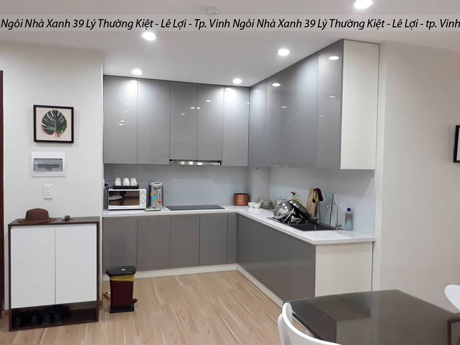 Thi công nội thất trọn gói thực tế căn hộ 1010 chung cư Kim Trường Thi ( A. Tuấn Anh 