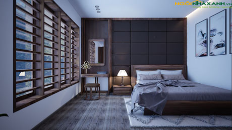 thiết kế phòng ngủ đẹp sang tại Nghi Xuân,Hà Tĩnh ( A. Hải )